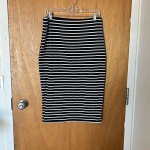 SHEIN Stripe Pencil Skirt